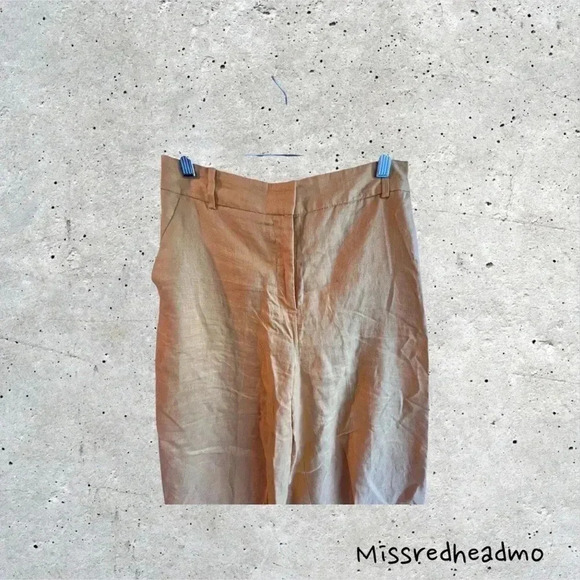 Worthington Wide-Length Linen Pants - Small - Picture 2 of 5